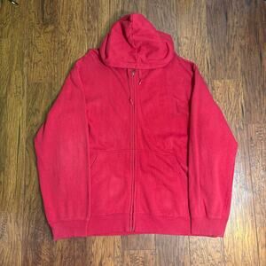 Vintage timberland stratham issue authentic red zipup hoodie